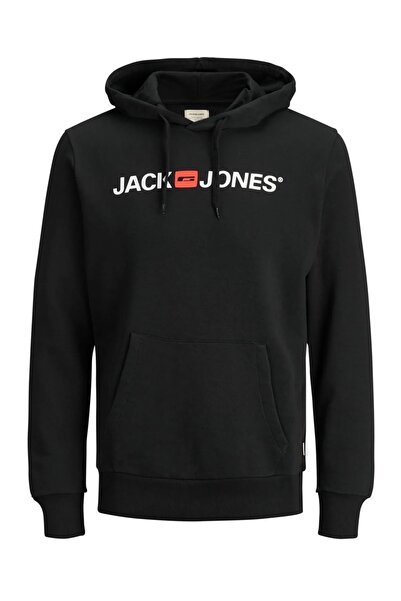 Jack & Jones JACK JONES Мъжка черна суитшърт - 12137054