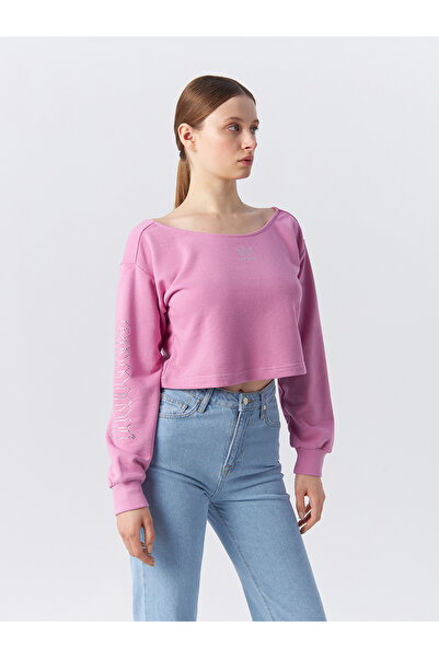 adidas Adıdas Luxe Slouchy Crew Women's Sweatshirt Hf6775