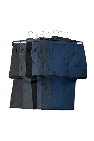 BugıStar MEVSİMLİK KUMAŞ PANTOLON,RAHAT KALIP ,PİLESİZ ,BABA PANTOLONU,TOPRAK RENGİ.