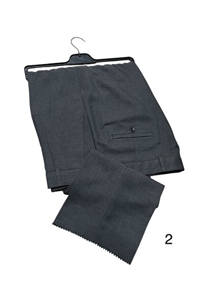 BugıStar MEVSİMLİK KUMAŞ PANTOLON,RAHAT KALIP ,PİLELİ ,BABA PANTOLONU.ORTA GRİ