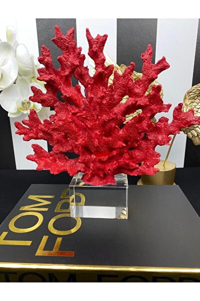 Mirsa Global Krıstal Kaideli Mercan Kırmızı Renk