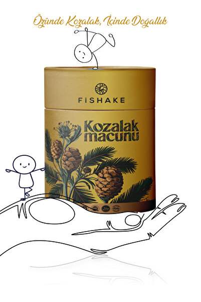 FiShake Kozalak Macunu - Çam Kozalağı Macunu Beta Glukan ve Vitamin Katkılı 2...