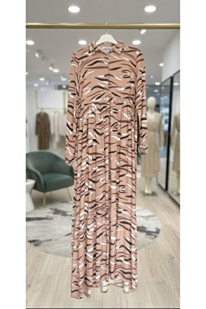 fariza tekstil Rochie FARİZA din viscoză, mărime mare, cu mâneci elastice și ...