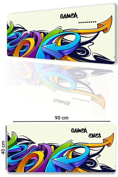 SonicTouch UltraGrand Kişiye, İsme Özel Gamer Xxl Oyuncu Klavye Mouse Pad 40x...