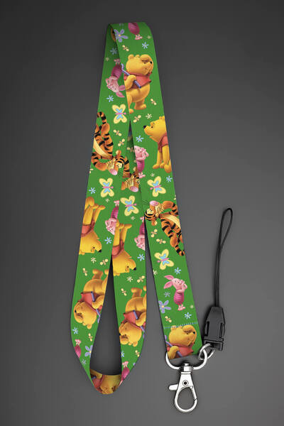 Apptakı Desenli Boyun Askı İpi Yaka Kartı Kimlik Askısı Telefon Aksesuarı - A...