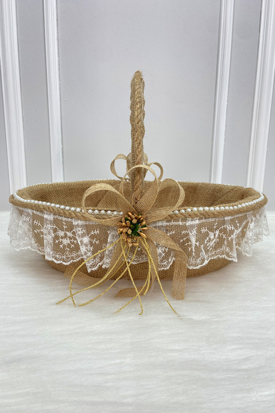 ZEYMERADE Jüt Kumaş Fistolu Model Kına Gecesi Gelin Sepeti, Nişan, Nikah, Düğ...