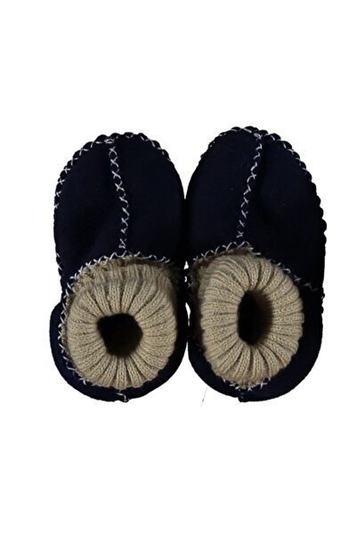 cskticaret Mother Child Newborn Baby Natural Genuine Leather Baby Booties 1 M...