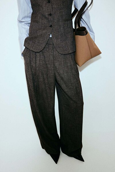 H&M Wide tailored trousers