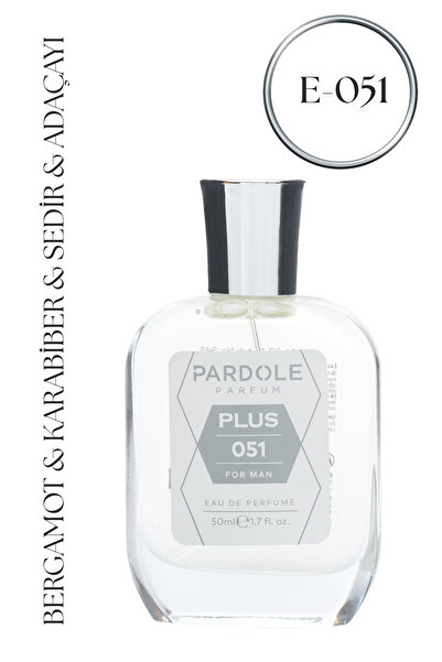 PARDOLE E-051 Baharatlı, Odunsu Favoris Erkek Parfum-50 ml - Bergamot, Karabi...