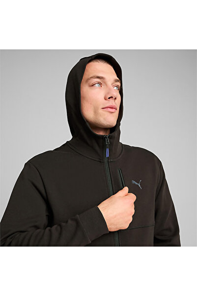 Puma Zip Ceket, S, Siyah