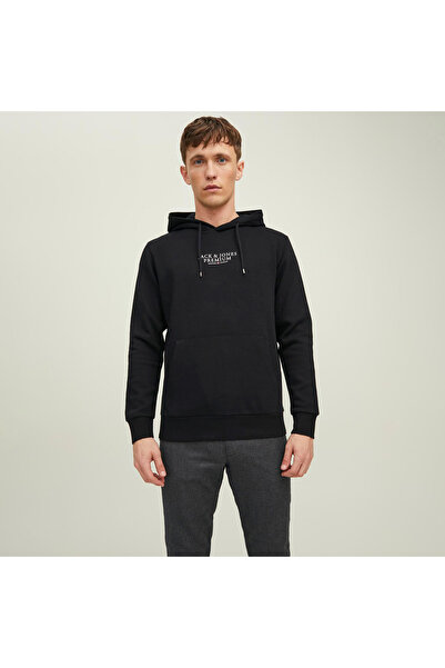 Jack & Jones Jprbluarchıe Sweat Hood Noos Black