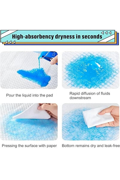 Generic Large 60x45cm Disposable Changing Pad Leak-Proof Underpad Bed Table Protector Mat