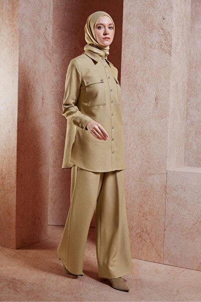 Alvina 45081 Set pantaloni cu guler de cămașă