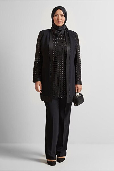 Alvina Plus Size Triple Pants Suit 30521