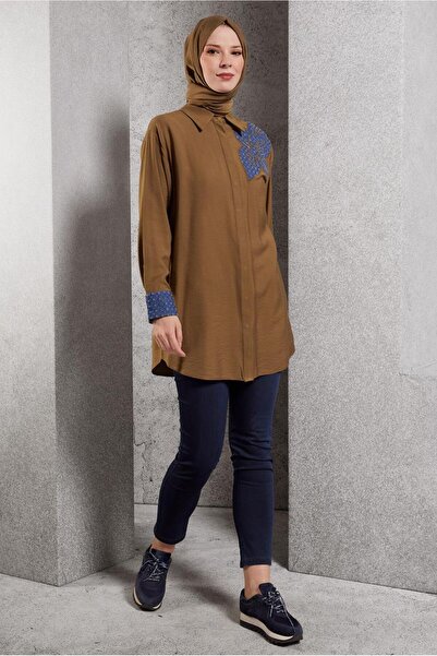 Alvina Shirt Collar Tunic 45091