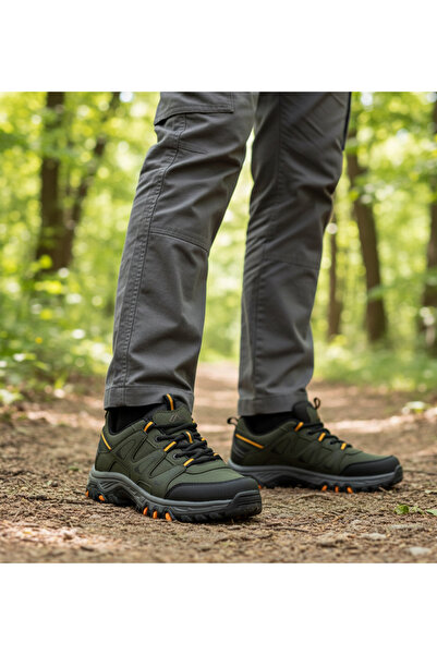 NHA 777 siyah magg point kaymaz taban erkek traking cil ayakkabı