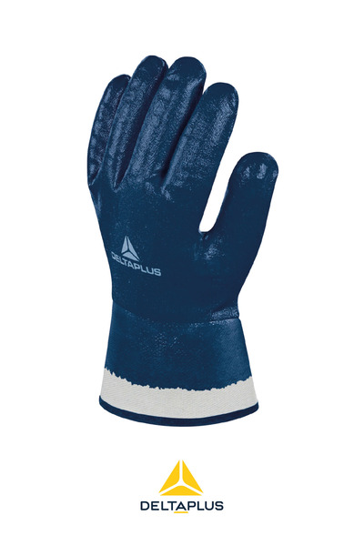 Delta Plus NI175 Kaplı Petrolcü İş Eldiveni | Tam Nitril Kaplama, Yağ ve Solvent Dirençli Yapı