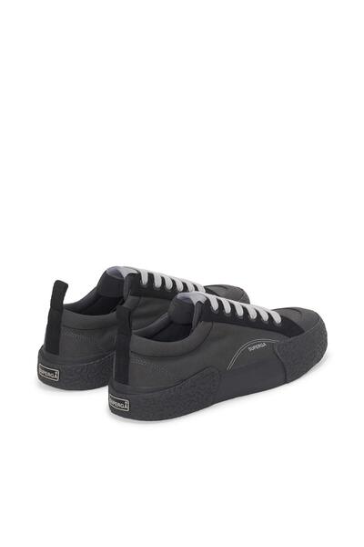 Superga 2660 Stripe Big Bumpers Block Unisex Gri-Siyah Bileksiz Sneaker