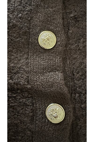 MISSY WINGS Knitwear Cardigan with Metal Buttons