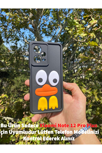 GtTech Xiaomi Redmi Note 12 Pro Plus 5G Uyumlu Krono 3D Figürlü Darbe Korumal...