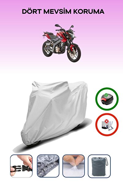 Breen حقيبة ظهر للدراجة النارية باللون الرمادي متوافقة مع Bajaj Pulsar NS 150