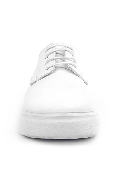 Rakerplus Παιδικά κλασικά παπούτσια Derby White Skin ψηλή σόλα