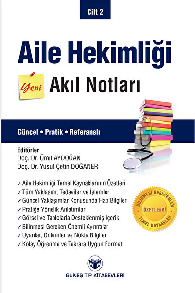 Güneş Tıp Kitabevleri Aile Hekimliği Akıl Notları 1-2
