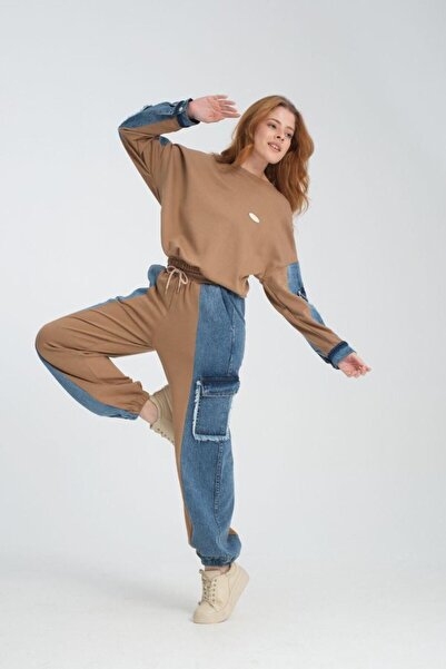 nln Denim Detailed Fabric Design Suit