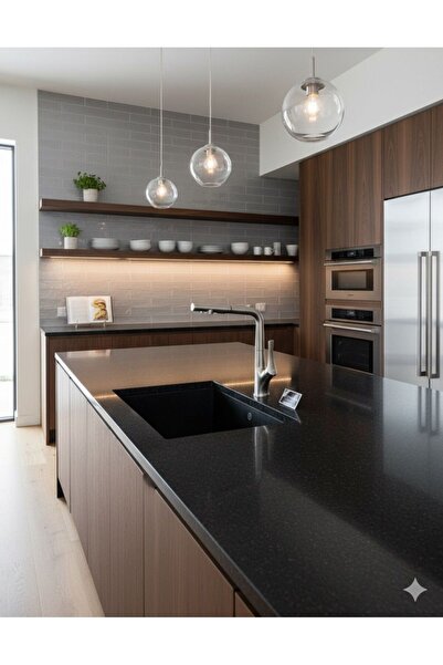 Boheme Miranda Antrasit Tuşlu Arıtmalı Spiralli Eviye Bataryası