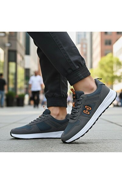 Shubuu Men's Sports Shoes Casual Smoked Comfortable Lightweight Orthopedic 1009