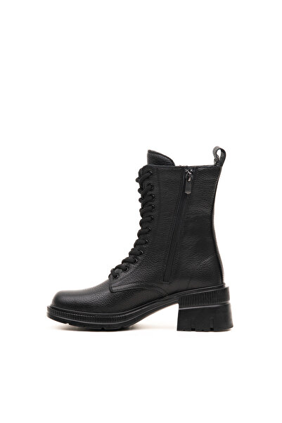 Bulls & Gulls Hakiki Deri Topuklu Kaymaz Taban Kadın Postal Bot