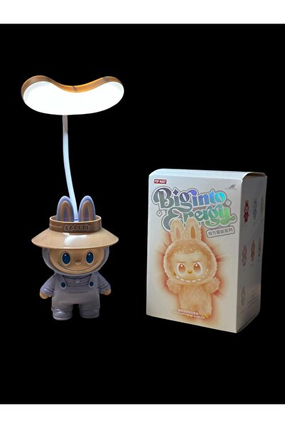 Pofika Özel Seri,Labubu Şarkısı Söyleyen ve Işıklı Labubu Peluş Oyuncak + Labubu Figür Şarjlı Masa Lambası