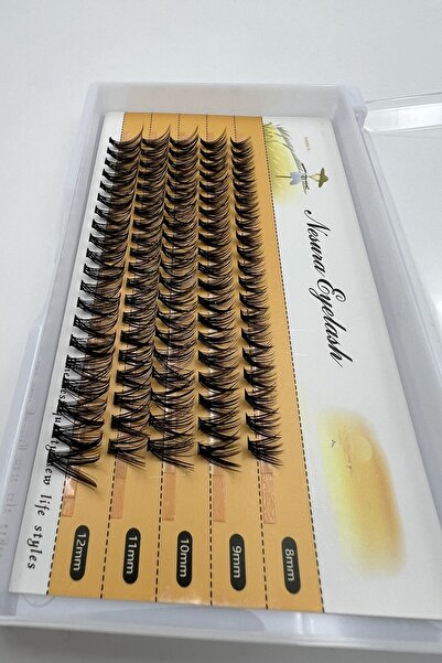 NESURA EYELASH Mix Kutu 30D Hacimli Demet Tekli Kirpik - Tekli Takma Kirpik - 4721
