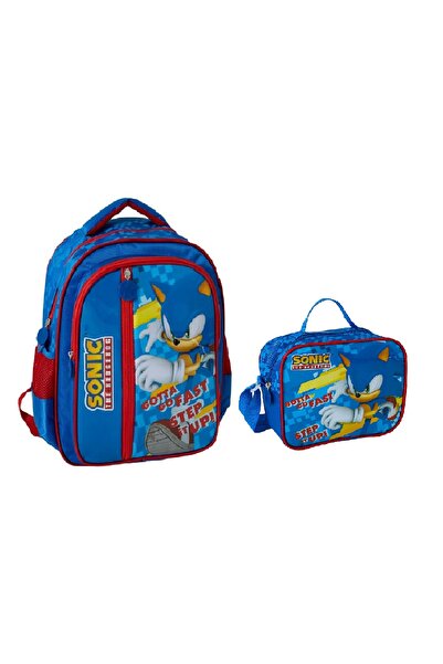 Sonic حقيبة مدرسية Sonic وحقيبة غداء