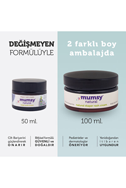 Mumsy Natural Doğal Pişik Kremi 50 Ml