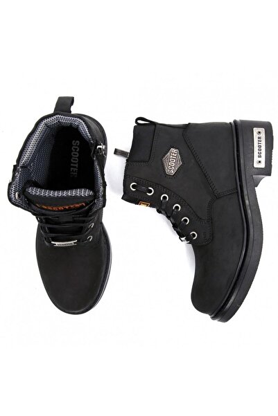 Scooter G5121CS Siyah Crazy Deri Bot