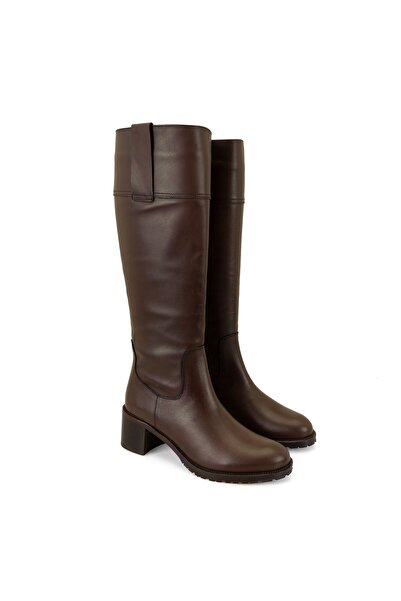 Desa Women's Brown Leather Boots