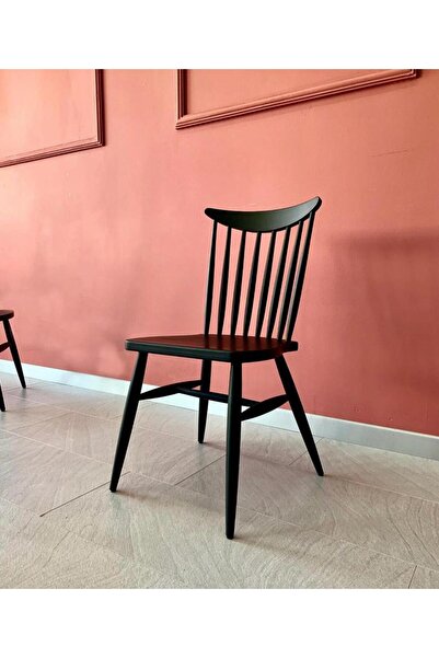 ES Amerikan Retro Ahşap Sandalyesi