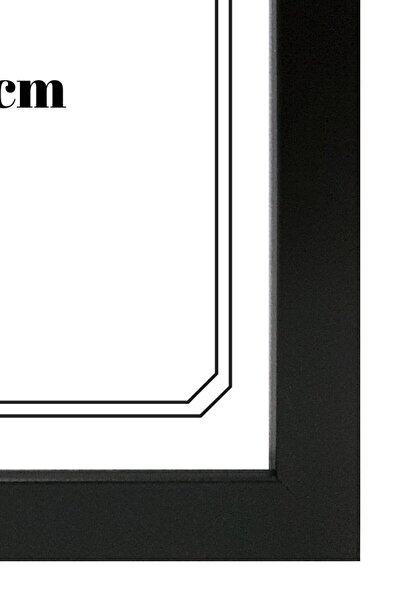 Batu Art Home 5 Adet A4 Çerçeve Korumalı Kırılmaz Pleksi Camlı Belge Diploma Resim Fotoğraf Asılabilir 21x29.7 Cm