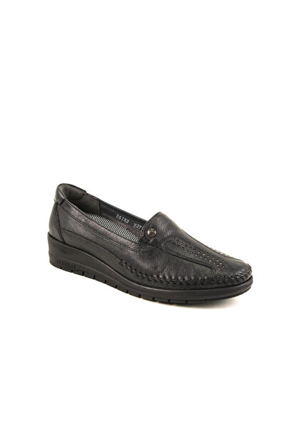 Forelli 25182-H Women's Genuine Leather Black Shoes