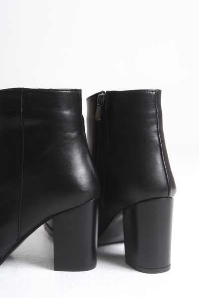 luuq shoes SİLVAN Hakiki Deri Kadın Klasik Yüksek Topuklu Bot