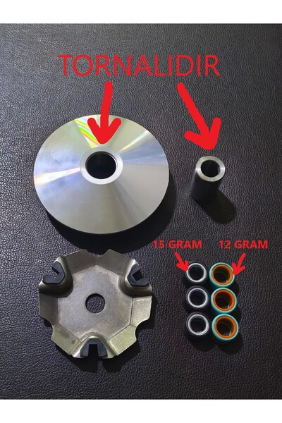 Honda Dio 110 Performans Torna İşlemli Ön Varyatör Yarım (+13 kmh Kesici Hızı)