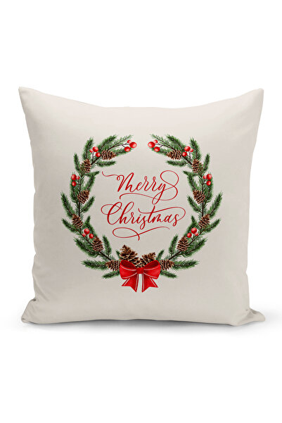 Bertille Home Новогодишна серия Двустранна калъфка за възглавница с цифров пе...