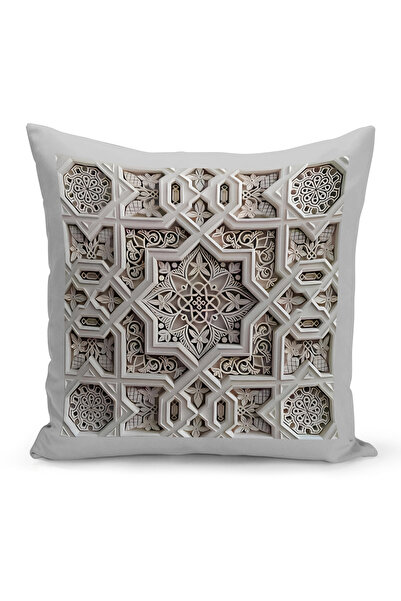 Bertille Home Ramadan Series Double Sided Digital Printed Throw Pillow Case (Ramadan Cushion Cover)