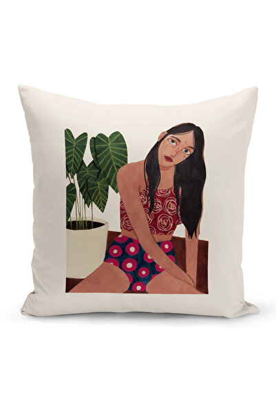 Bertille Home Двосторонній чохол на подушку з цифровим друком серії Bohemian Bohemian Cushion Cover