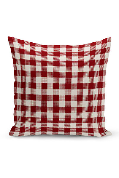 Bertille Home New Year's Plaid Series - Double Sided Digital Printed Throw Pillow Cover (Noel Christmas Pillow Cover)