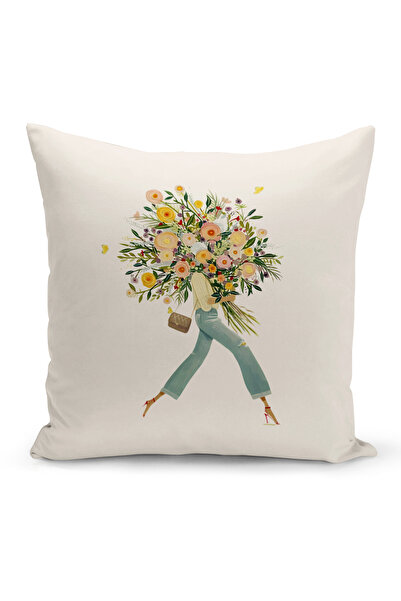 Bertille Home Husă de pernă cu imprimare digitală pe două fețe din seria Flow...