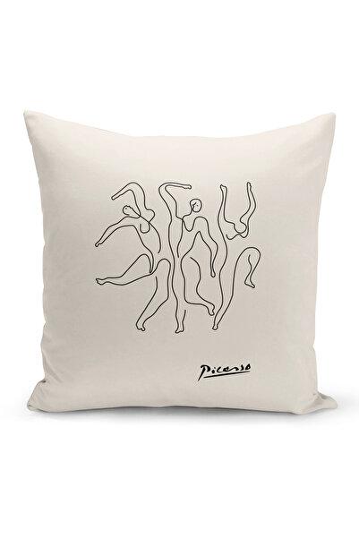 Bertille Home Husă de pernă cu imprimare digitală pe două fețe Art Series (Hu...