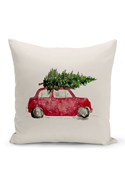 Bertille Home Yılbaşı Serisi Çift Tarafı Dijital Baskılı Kırlent Kılıfı (Chri...