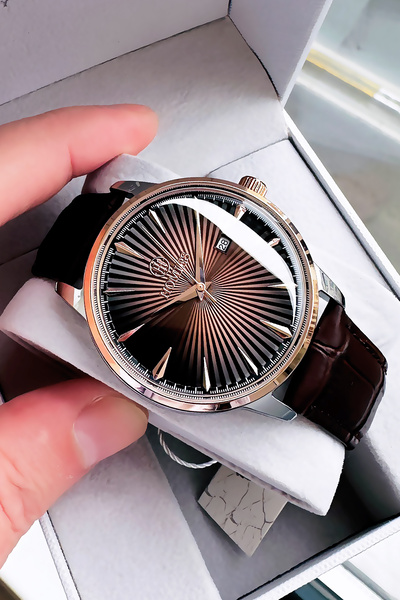 Homies Orijinal Kahverengi Hakiki Deri Kordon Erkek Kol Saati 3 Atm Su Geçirmez Hediye Bileklik Hme2039c2